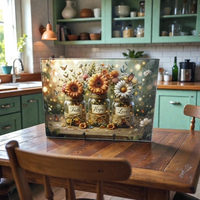Decorative Glass Cutting Board