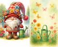 Garden Gnome Designer Towel