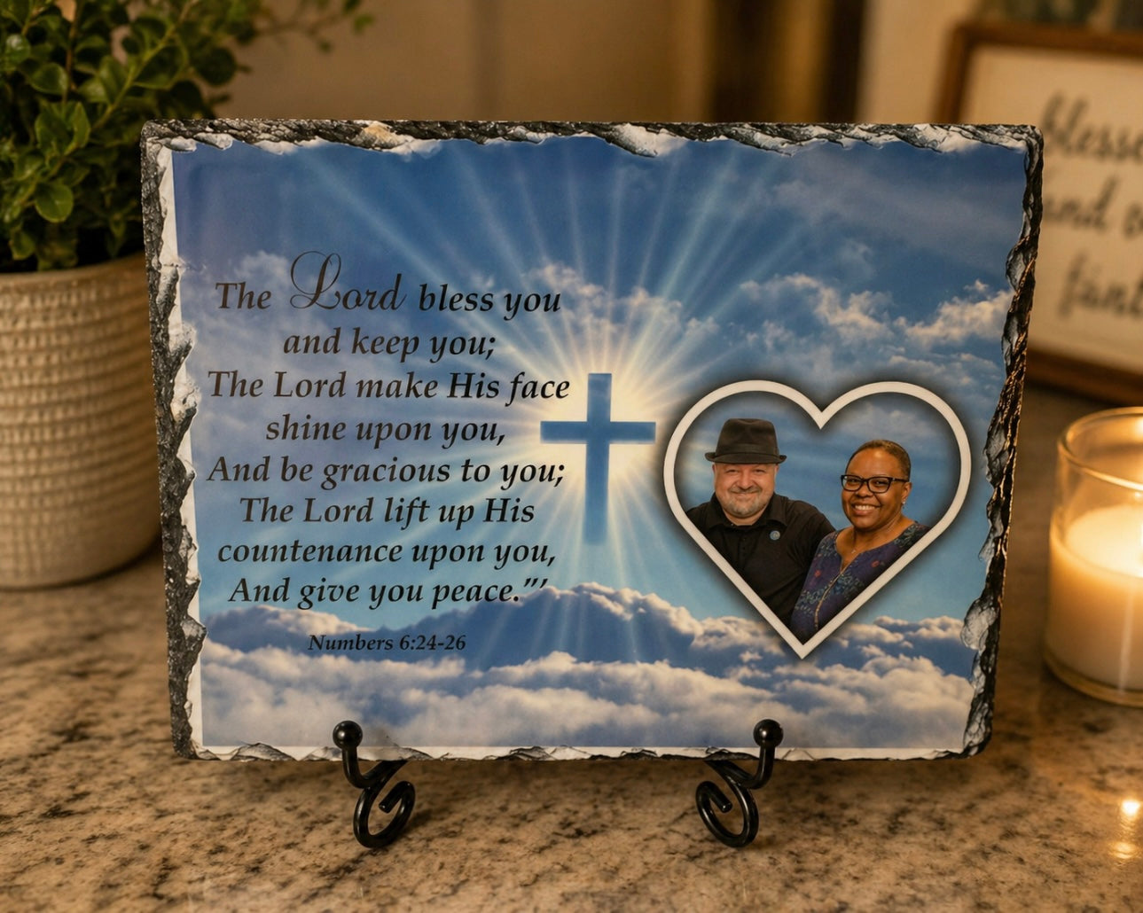 “A Meaningful Keepsake for R & F”