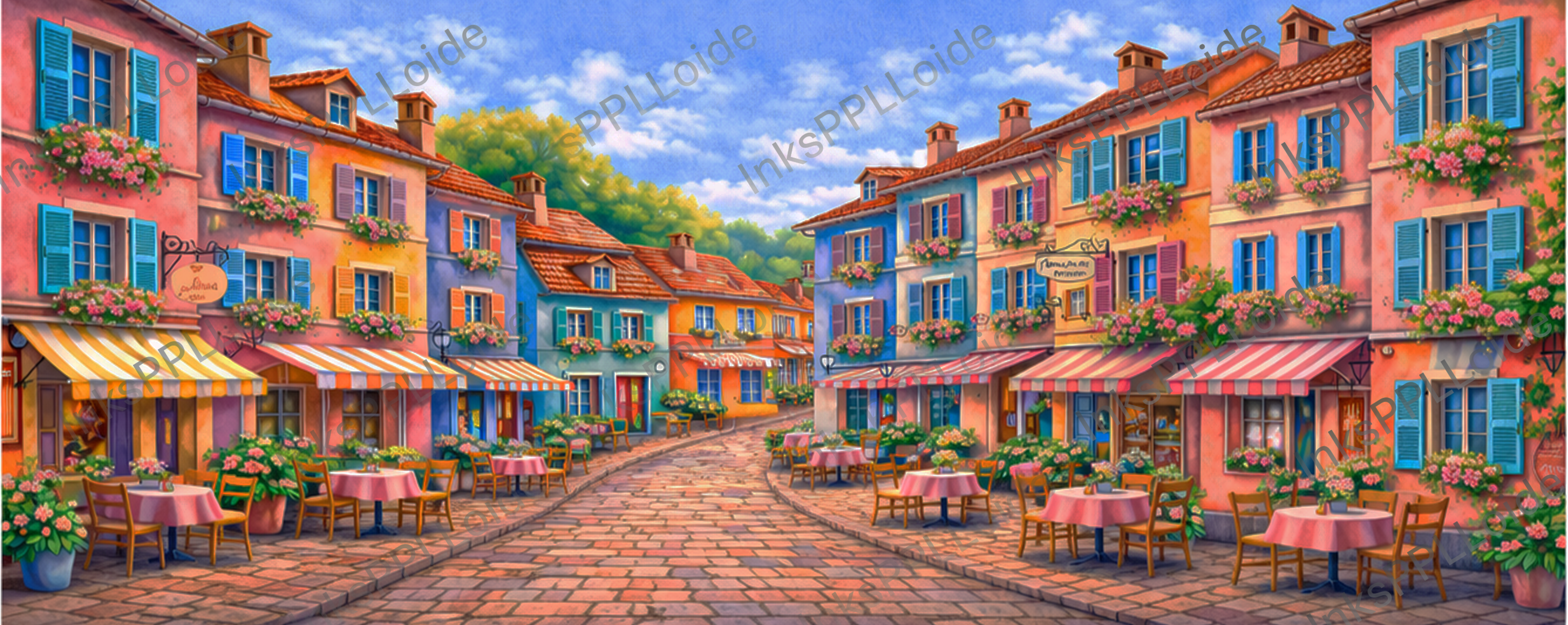 Charming Italian Café Mug – 15 oz Ceramic