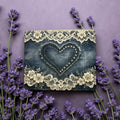Vintage Lace Heart Mouse Pad