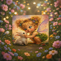 Fairy & Bunny Garden Mouse Pad