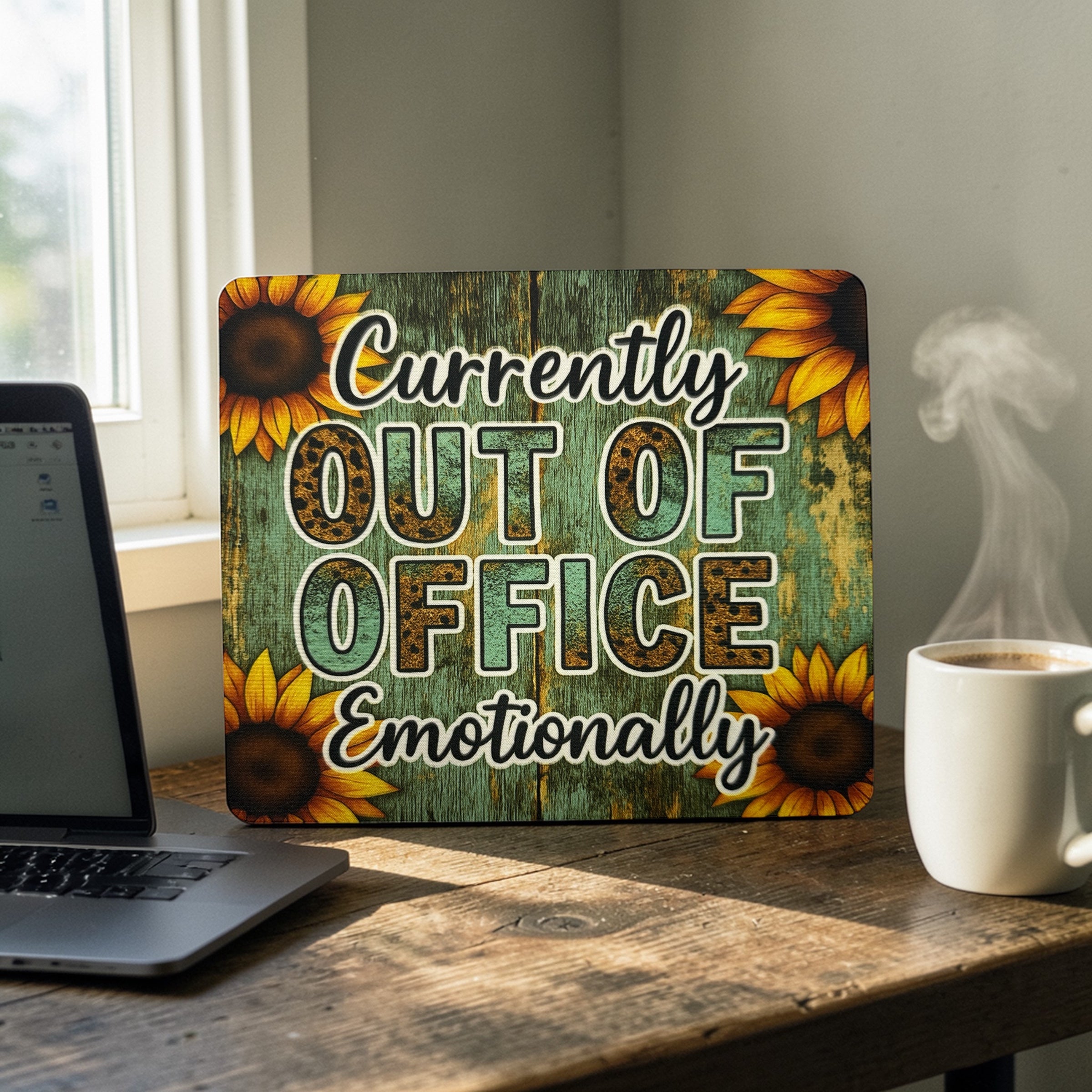 Currently Out of Office Emotionally – Mouse Pad