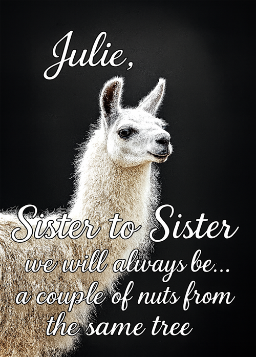 A Sister’s Idea – A Custom Creation