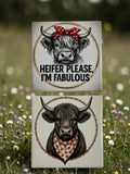 Heifer Please Coaster Set – Funny Farmhouse Style