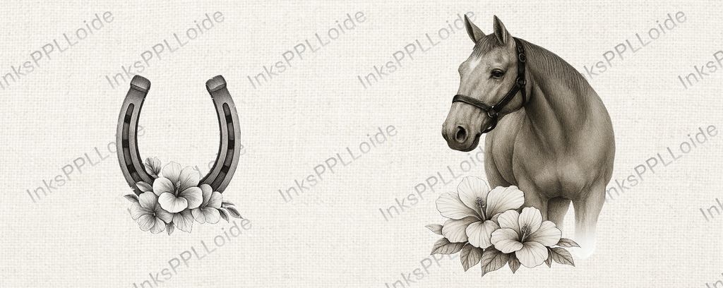 Rustic Farmhouse Horse & Horseshoe – 15 oz Ceramic Mug